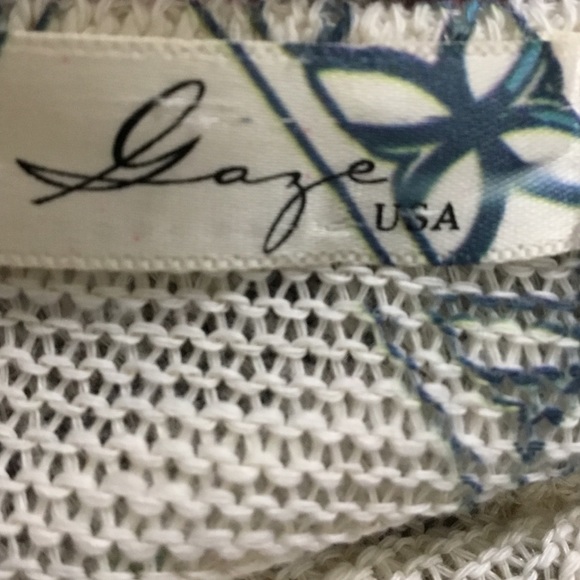 Gaze USA Sleeveless Knit Top Large - Picture 4 of 4